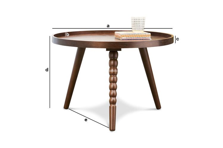 Dimensiones del producto Mesa de centro Katalina