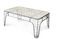 Miniatura Mesa de café industrial de metal con rejilla Ontario Clipped