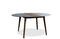 Miniatura Mesa extensible redonda de nogal Cristina Clipped