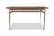 Miniatura Mesa de comedor de madera oscura Aurora Clipped