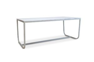 Mesa de comedor nórdica de mármol Gällo