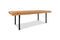Miniatura Gran mesa de comedor de madera clara Avesta Clipped