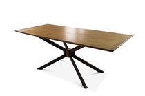 Mesa de comedor de latón