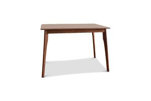 Pequeña mesa de comedor de madera oscura Umea