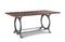 Miniatura Mesa de comedor de madera antigua Tonnel Clipped