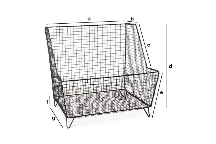 Productafmetingen Mesh Woburn rekje
