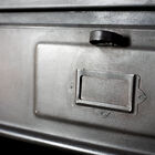 Nice drawers with spaces for labels, like in factories.