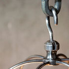 This unusual vintage lighting can be suspended as a bedside lamp or in the kitchen