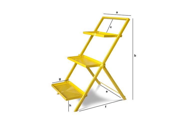 Product Dimensions Metal shelf Ladder Leffie