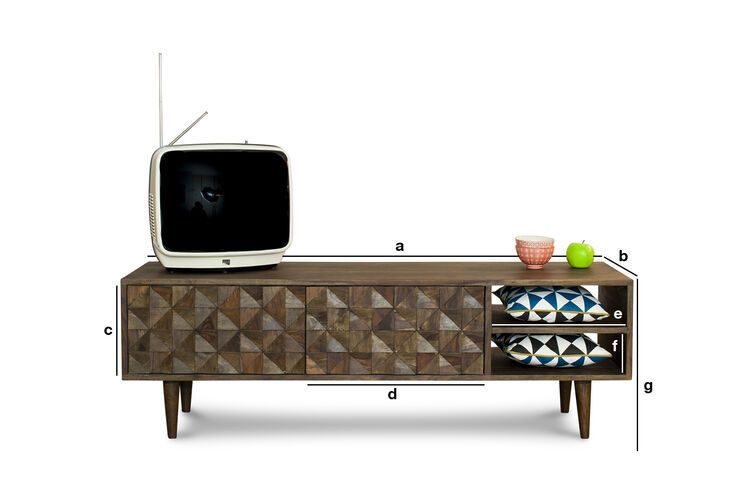 Dimensions du produit Meuble TV Balkis