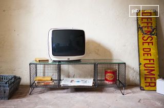 Meuble TV en métal grillagé  Ontario