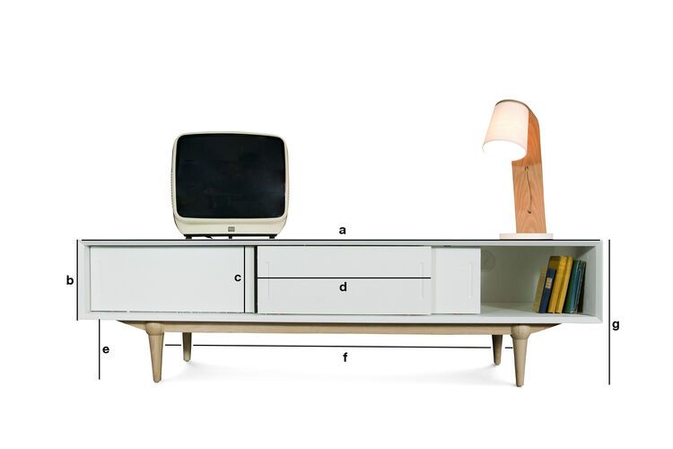 Dimensions du produit Meuble TV Scandinave Fjord