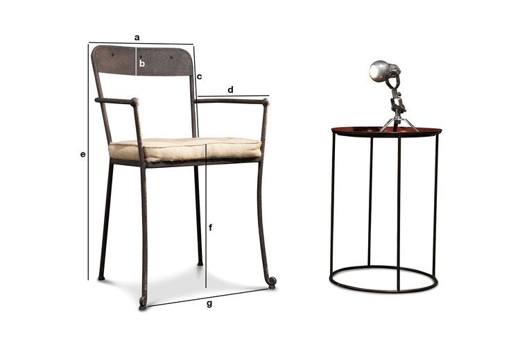 Product Dimensions Midlands chair