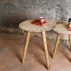 The trundle Minelle table is a magnificent duo filled with bohemian charm that will add a romantic
