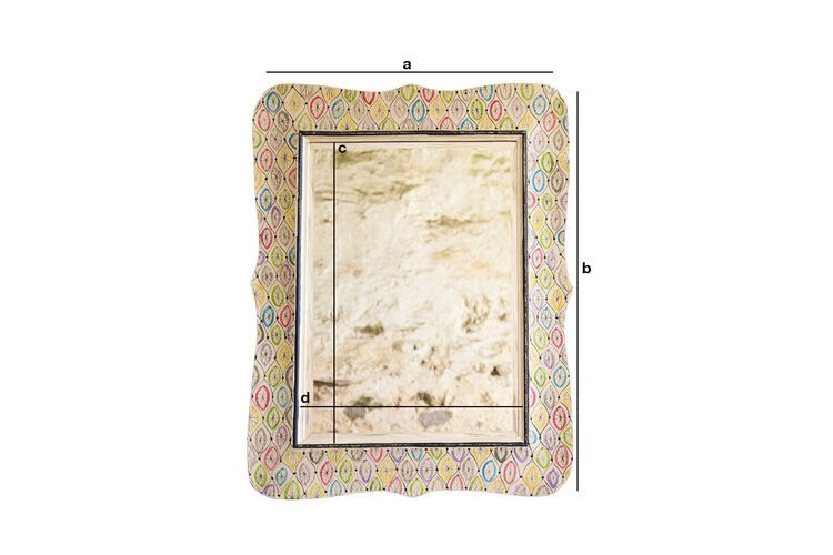 Dimensions du produit Miroir Joan