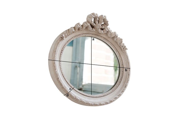 Dimensions du produit Miroir Justine