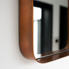 La version carrée de ce miroir au design scandinave rétro