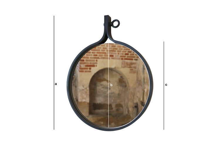 Dimensions du produit Miroir mural Matka