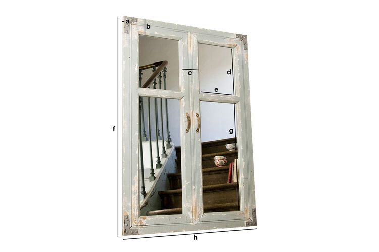 Dimensions du produit Miroir Sweet Window