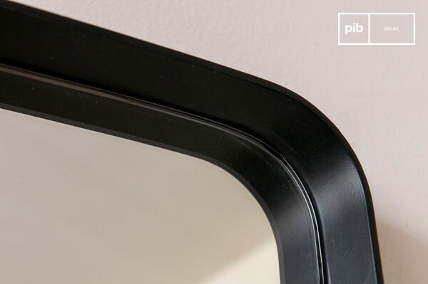 Black metallic border and rounded corners.