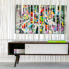 Mobile TV Brown and White