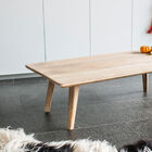 Beautiful coffee table in Scandinavian style.