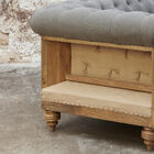 Especially since jute cloth has been sensibly left visible