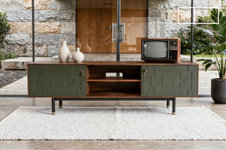 Mueble de TV de nogal estampado Velina