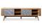 Miniatura Mueble de TV de madera clara Lulea Clipped
