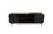 Miniatura Mueble de TV de metal negro Minoterie Clipped