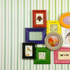 Multi-colour nine-photo jumble