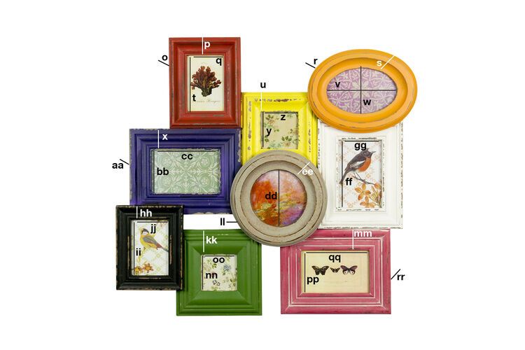 Product Dimensions Multi-colour nine-photo jumble