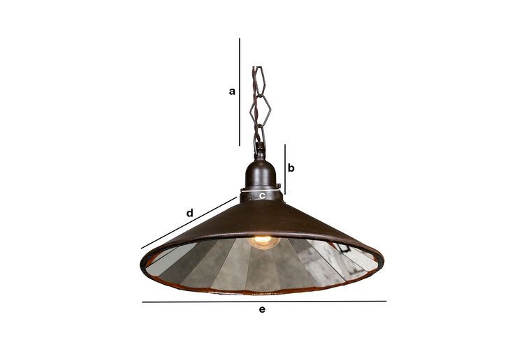 Product Dimensions Multi-facetted pendant light