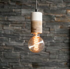 Wooden pendant light Müm