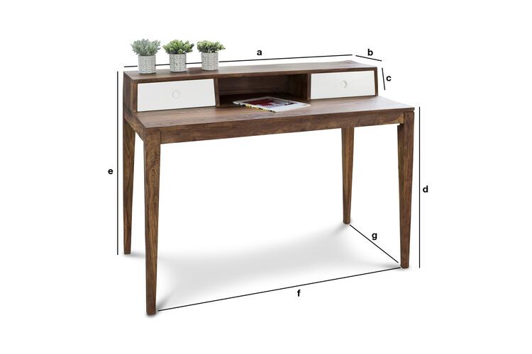 Productafmetingen Naröd bureau