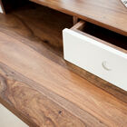 The drawers open on the desk.