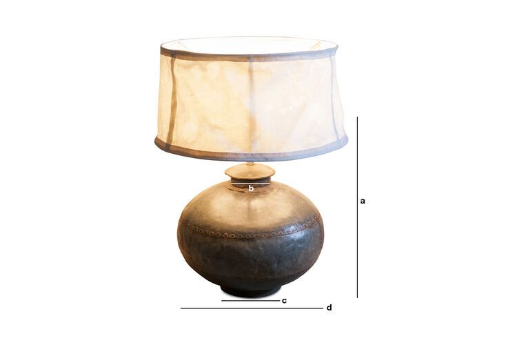 Product Dimensions Nessos Table lamp