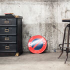 Black bar stool in western style.