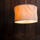 Fabric luminaire for a decorative touch in the flea market.
