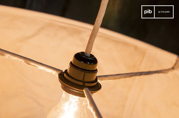 Three solid metal rods, coated with a beautiful canvas.