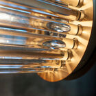 Made up of glass tubes embedded in brass ends