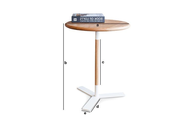Product Dimensions Ninféa side table