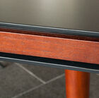 The table Nordby is a great example of the typical wood used in Scandinavian furniture design