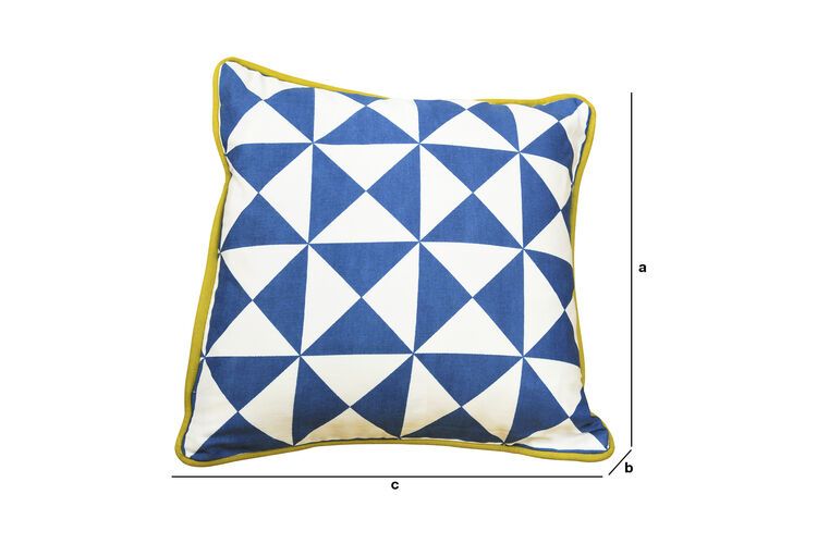 Product Dimensions Norway small blue cushion