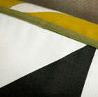 A cushion made entirely out of organic cotton