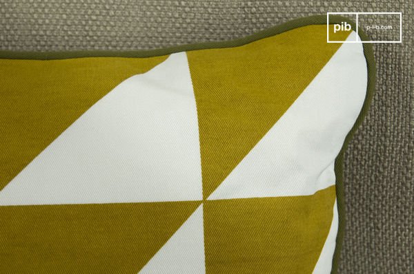 100% biologisch katoen met driehoekige vormen