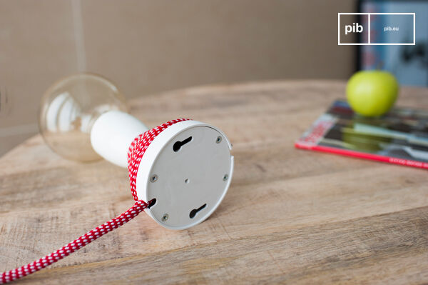 The table lamp NUD is a small design light with Scandinavian style