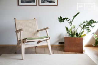 Oak armchair Satow