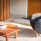 The chair has an extremely comfortable and enveloping seat.