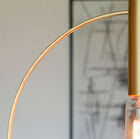 The suspension has a beautiful golden finish.